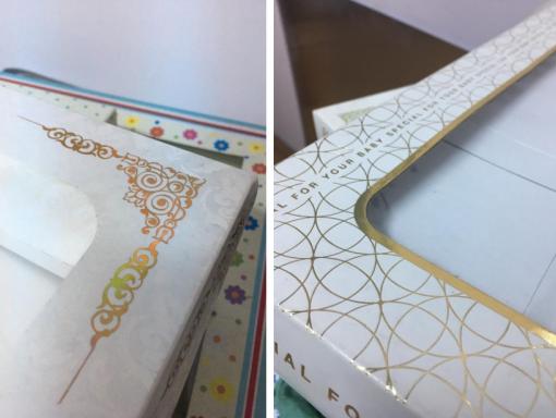 Sıcak Yaldızlı Kutu